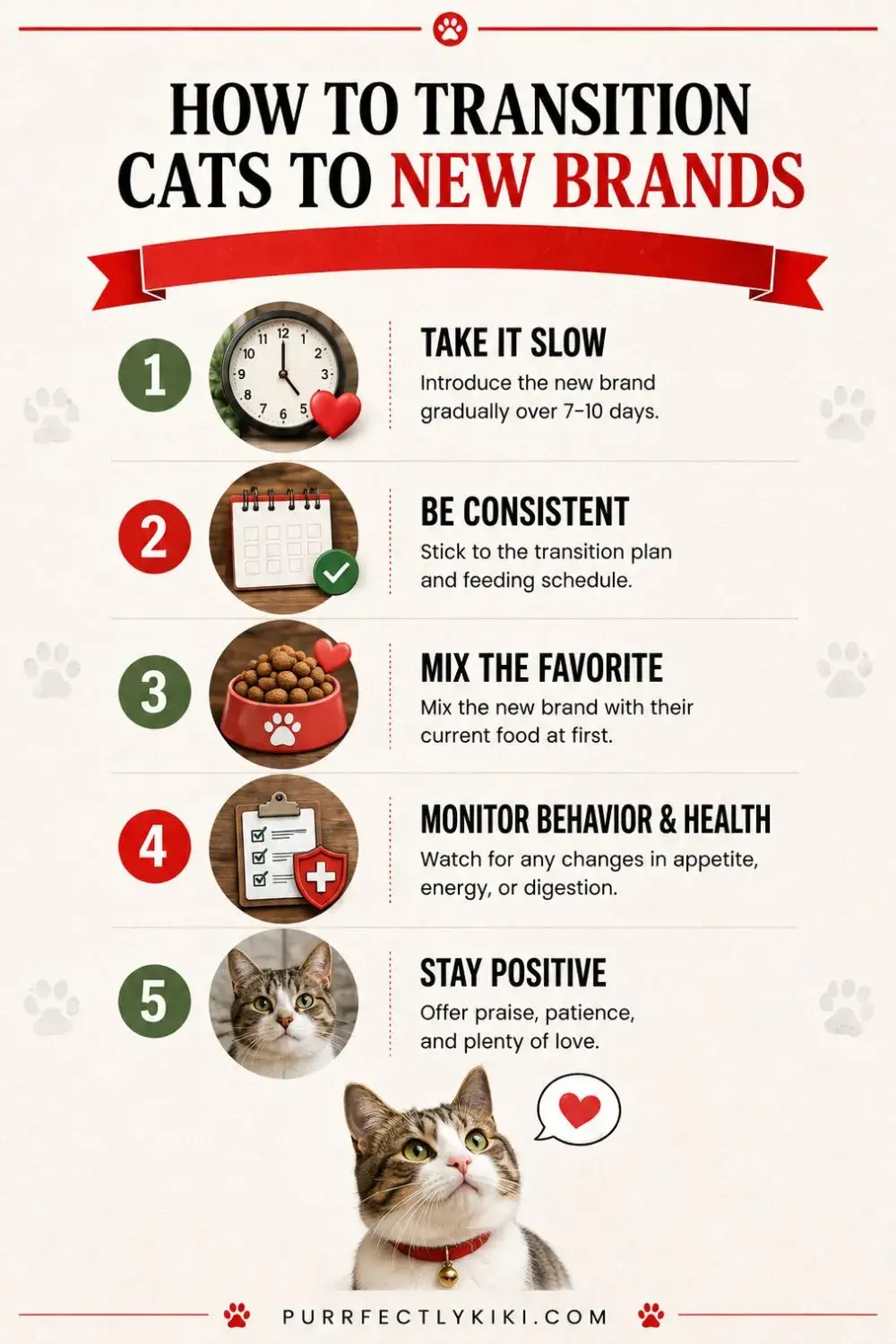 5 Ways - How to Transition Cats to New Brands IAI
