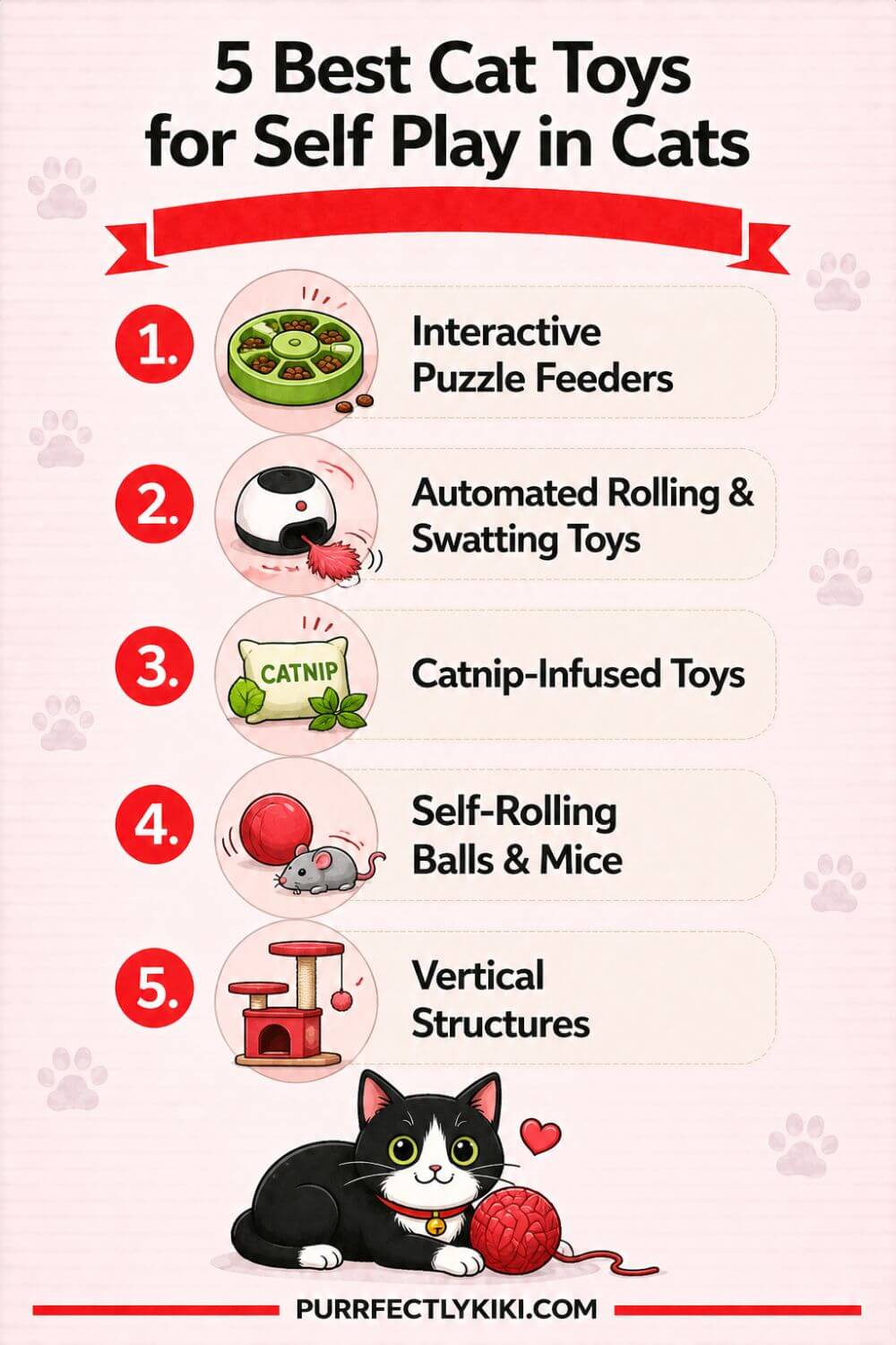 5 Best Cat Toys for Self Play in Cats IAI