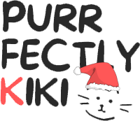 PurrfectlyKiki Logo Christmas Footer F