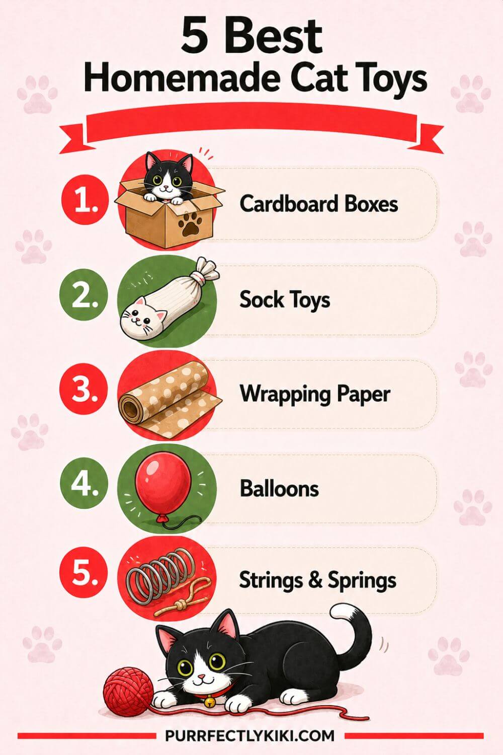 5 Best Homemade Cat Toys IAI