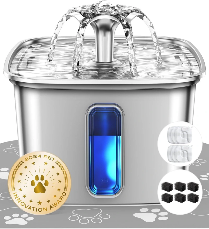 Stainless Steel Cat Water Fountain