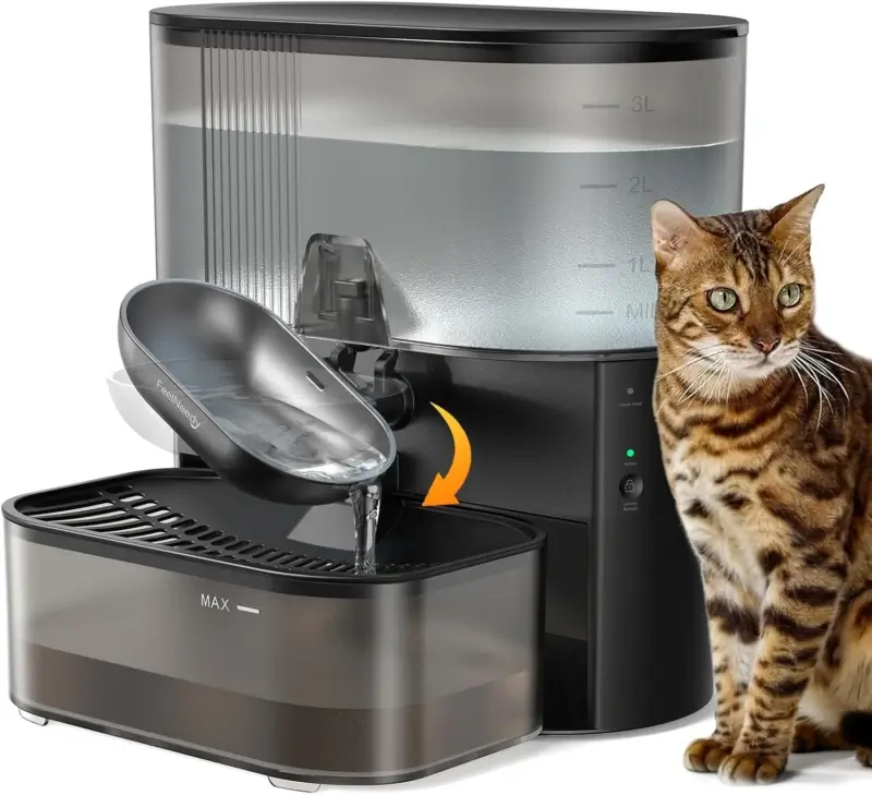 Wireless Cat Water Fountain No Filters