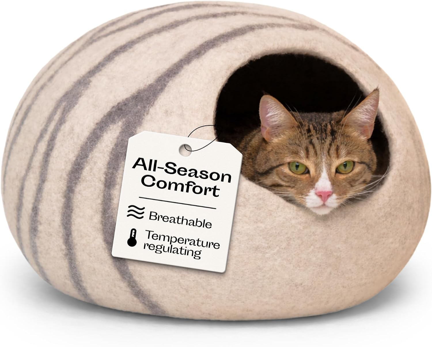 Merino Wool Bed for Indoor Cats